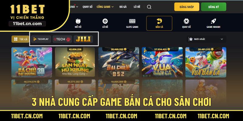 Những đơn vị cung cấp game săn cá cho nhà cái