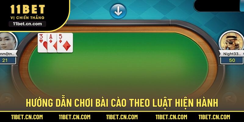 Hướng dẫn chơi bài cào theo luật hiện hành