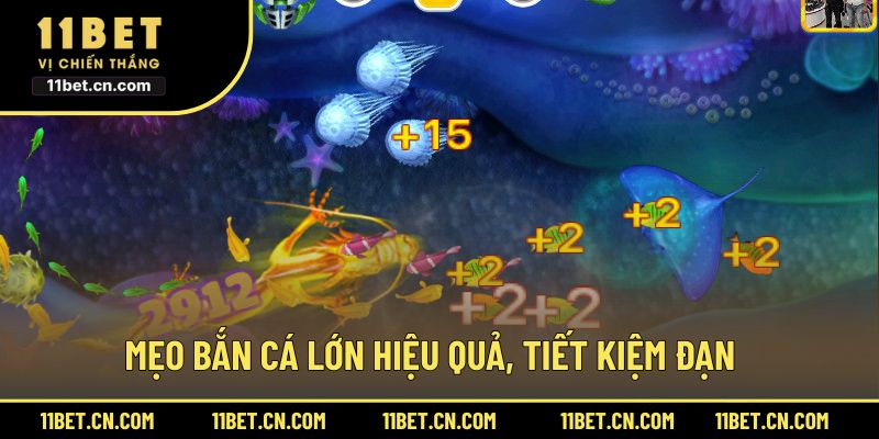 Mẹo bắn cá lớn hiệu quả, tiết kiệm đạn