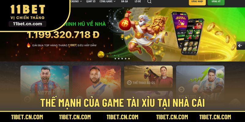 Thế mạnh của game tài xỉu tại nhà cái