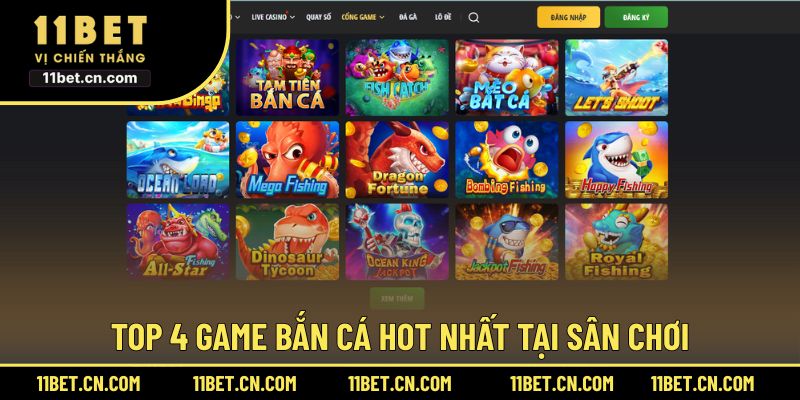 Tổng hợp các trò chơi săn cá nổi tiếng nhất