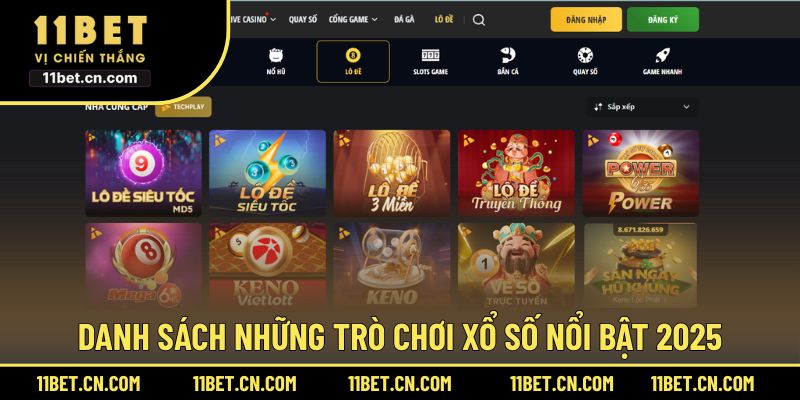 Bật mí những trò chơi xổ số - lô đề hot