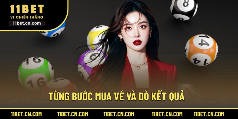 Từng bước mua vé và dò kết quả